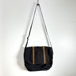 Baggallini Cross Body Messenger Bag Tote Black Orange Padded Slot Inside